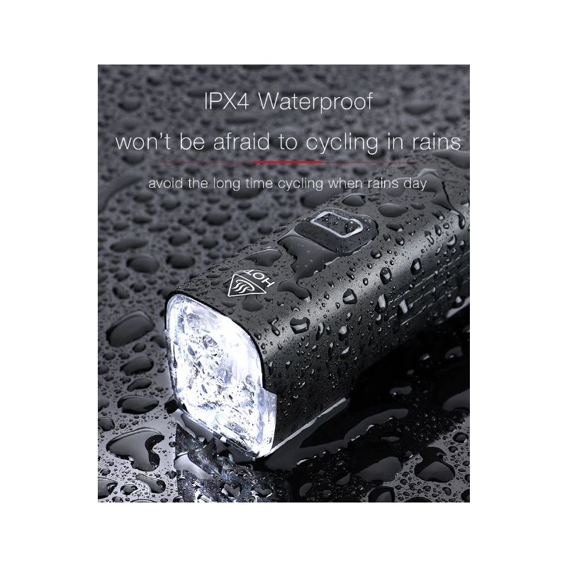 Erleben Sie revolutionäre EOS530 Fahrradlicht 1000 Lumen USB wiederaufladbar IPX4 wasserdichte Fahrradscheinwerfer