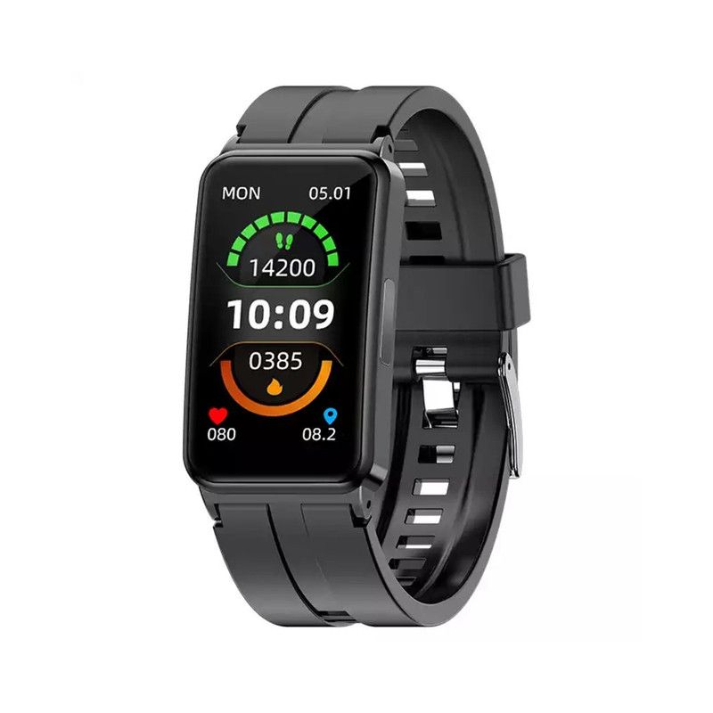 EP01 Blutzucker-Zucker-Smartwatch EKG  PPG HRV-Herzfrequenztemperatur 1,47 "HD wasserdichtes Smart-Armband-Band-Fitness-Tracker