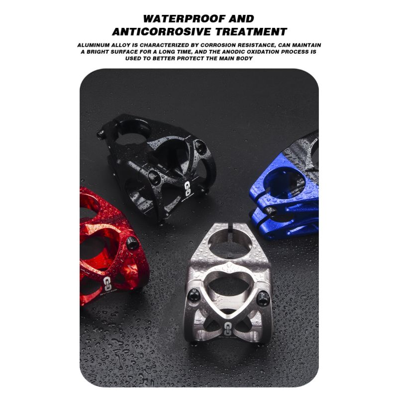 EVOSID Mountainbike Vorbau 31,6mm Leichtgewicht Aluminiumlegierung Rennrad Verstellbarer Vorbau Schwarz