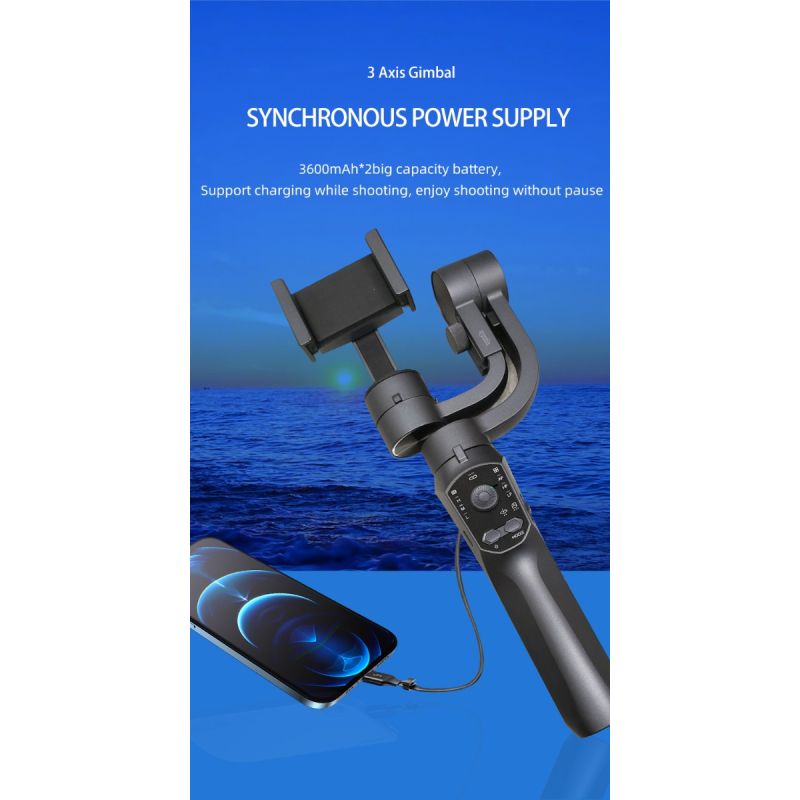 F10 Pro Stabilisator Benutzerfreundlicher 3-Achsen-Gimbal für fesselnde Vlogs und Fotografie mit Android & iPhone