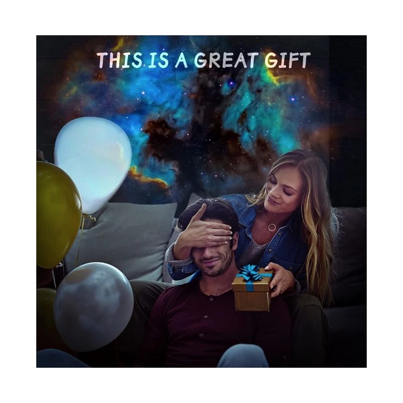 Nachtlicht Galaxy Projektor 360° Drehung für nächtliche Abenteuer und fortschrittliche Projektionstechnologie