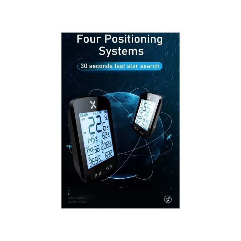 XOSS G+ G2 Fahrradcomputer GPS-Generation kabelloser Tachometer Tracker für datengetriebenes Radfahren wasserdicht