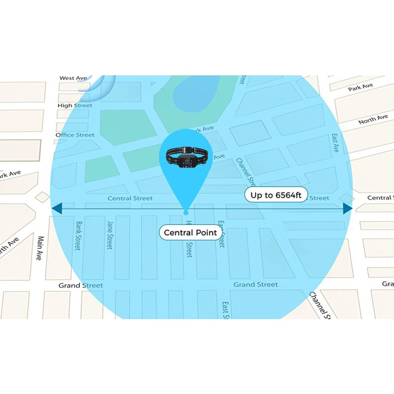 GPS-drahtloser Hundezaun mit 1000 m Reichweite und einfache Installation für Haustiersicherheit im Freien