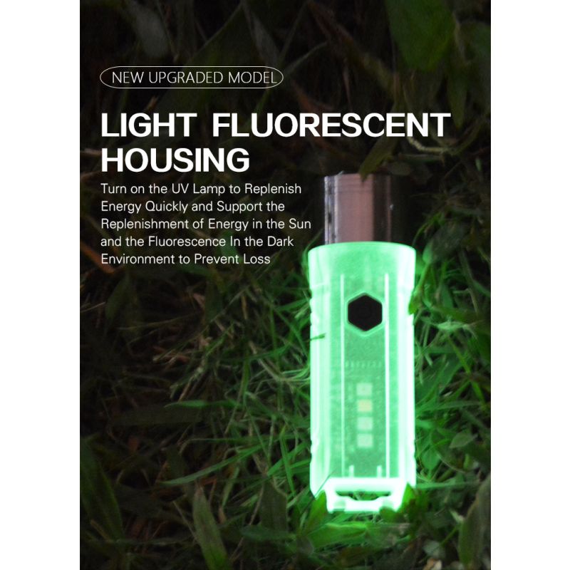 GT13 TIKI USB-wiederaufladbares Mini Schlüsselanhänger Licht 1000 Lumen für urbane und Outdoor Abenteuer