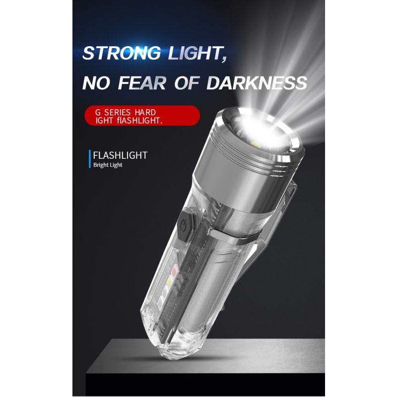 GT13 TIKI USB-wiederaufladbares Mini Schlüsselanhänger Licht 1000 Lumen für urbane und Outdoor Abenteuer