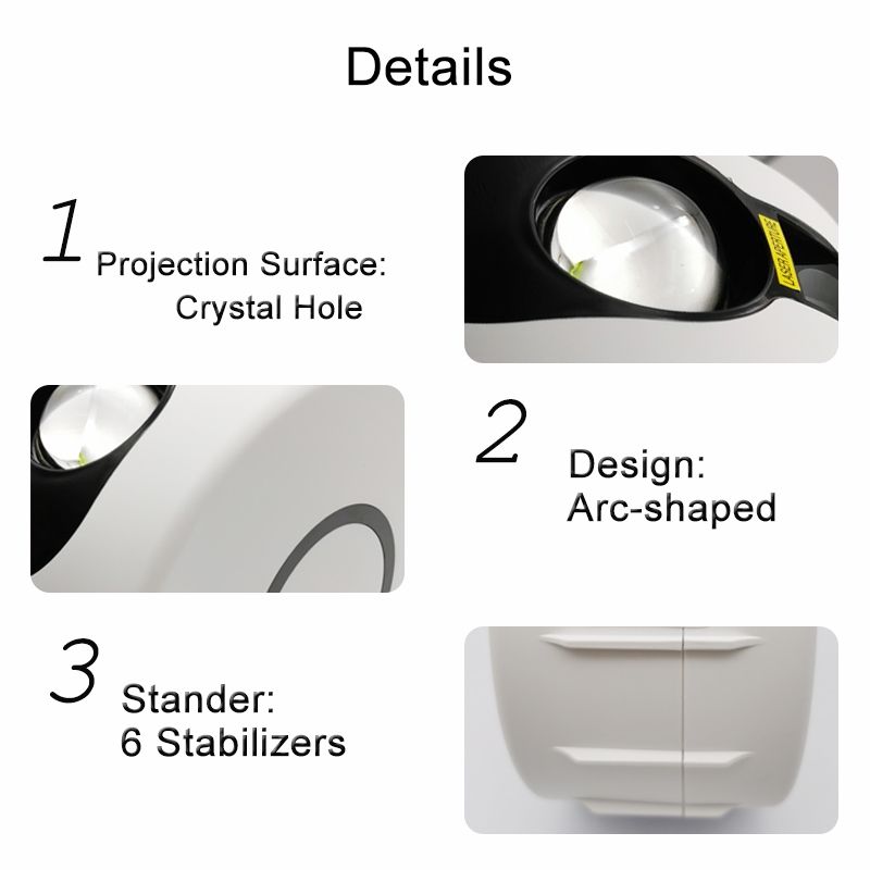 Laser Sternenhimmel Projektor Nachtlicht 7 Farben 360-Grad Rotation gemütliche Stimmung Geschenkidee 2025