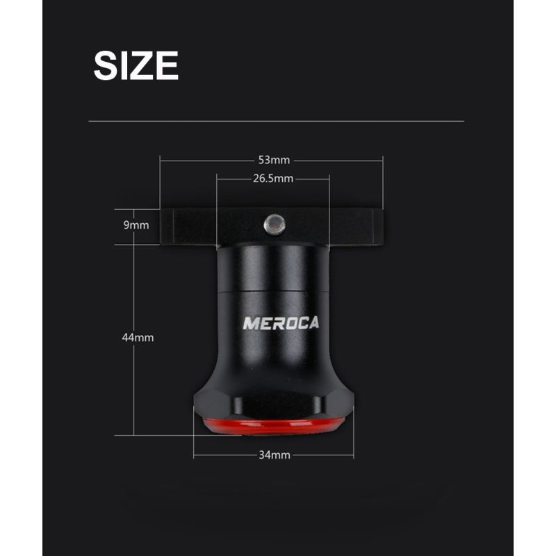 Smart Fahrrad Rücklicht Super Eins LED Sicherheitslicht IPX6 Wasserdicht mit Auto Start Stopp und Bremslicht