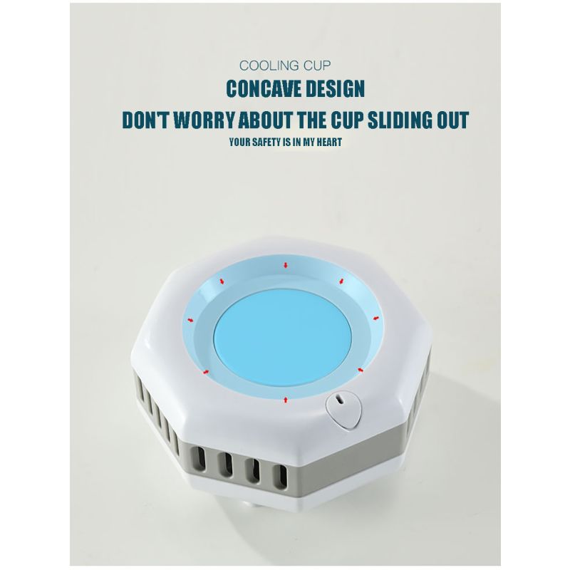 Tragbarer Kühlschrank Elektrischer Getränkekühler Sommer Getränkekessel mit schneller Temperaturreduktion