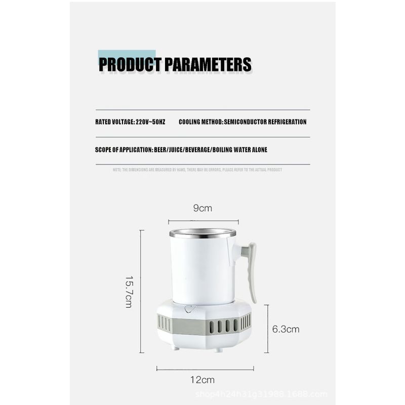 Tragbarer Kühlschrank Elektrischer Getränkekühler Sommer Getränkekessel mit schneller Temperaturreduktion