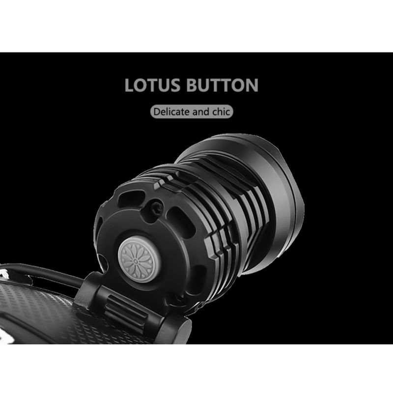 Leistungsstarker XHP70 LED-Scheinwerfer 8000LM USB-wiederaufladbar wasserdicht perfekt für Nachtfischen Camping