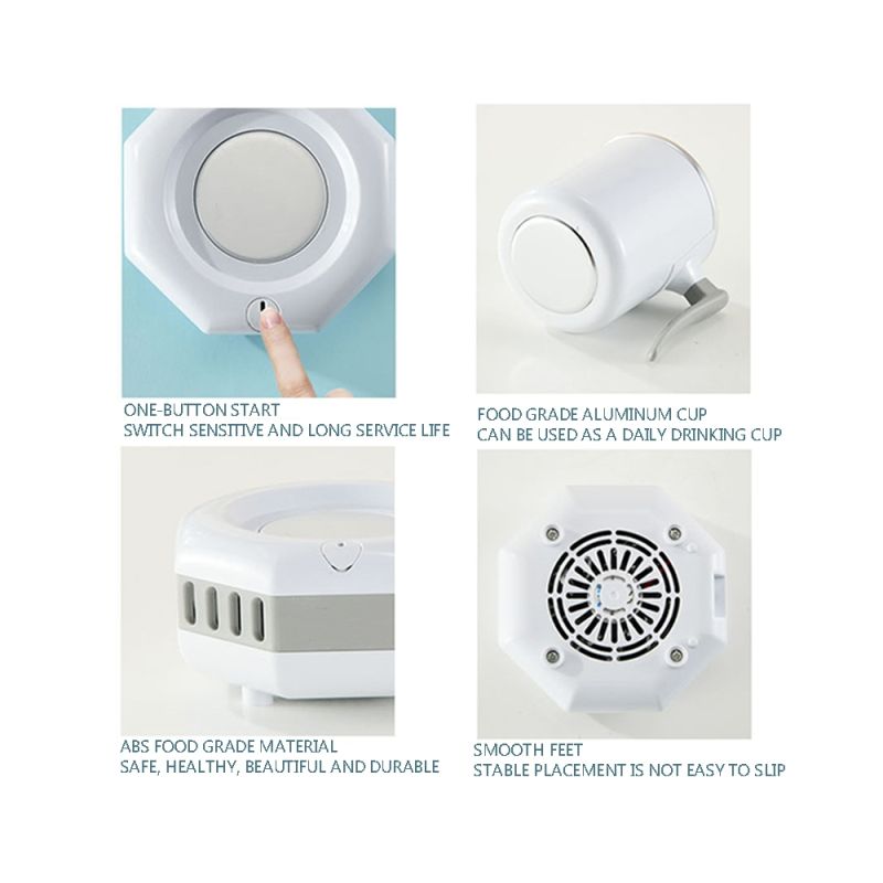 Tragbarer Kühlschrank Elektrischer Getränkekühler Sommer Getränkekessel mit schneller Temperaturreduktion