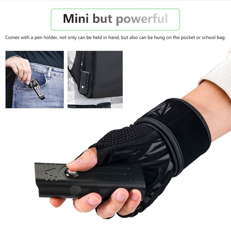 TK5 Fahrrad Frontlichter 5X T6 5000 Lumen USB wiederaufladbar für nächtliche Sichtbarkeit und Sicherheit