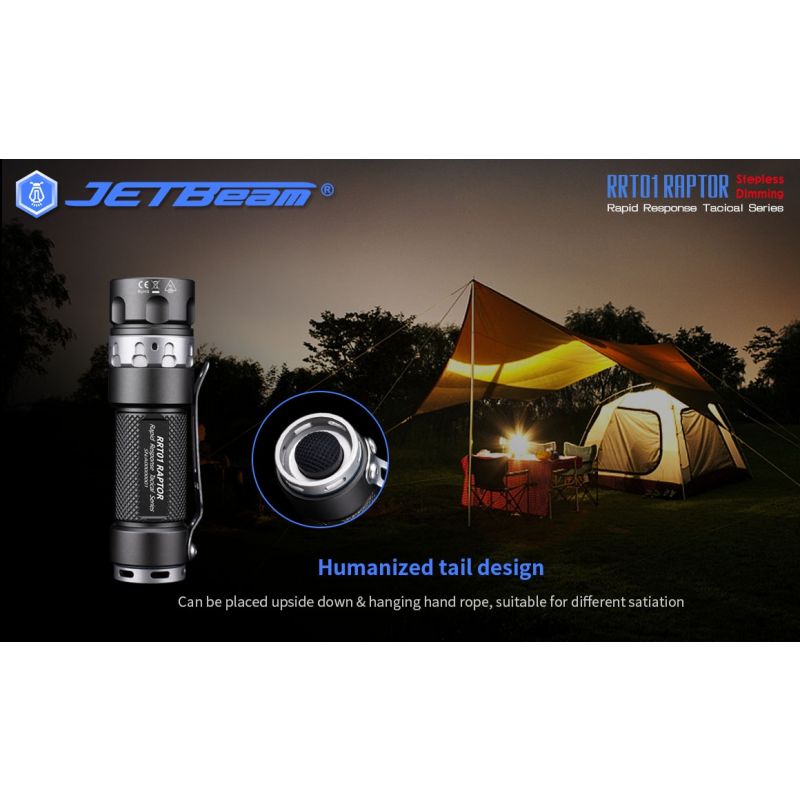 JetBeam Jet-RRT01 LED EDC Taschenlampe 950 Lumen Outdoorbeleuchtung mit langer Batterielaufzeit 80 Stunden