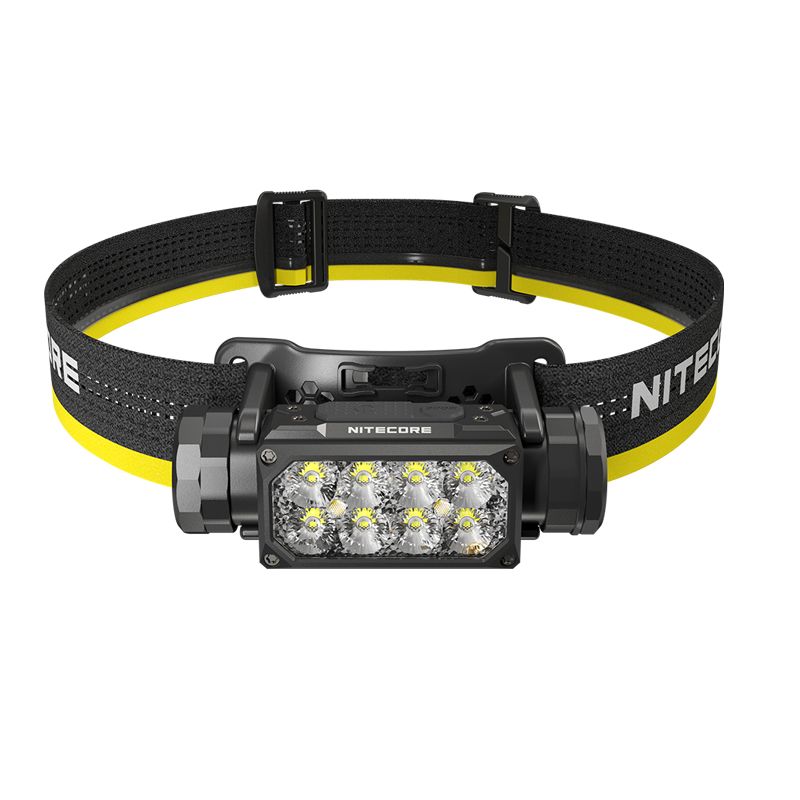 Entdecken Sie die NITECORE HC65 UHE Stirnlampe 2000 Lumen USB-C wiederaufladbar leichtes Design für Outdoor-Abenteuer