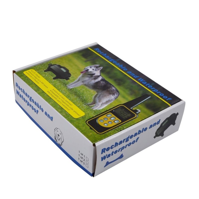 800YD Elektrisches Ferntrainingshalsband Hunde Wasserdicht Wiederaufladbar LCD Display Einstellbare Stufen Alle Größen
