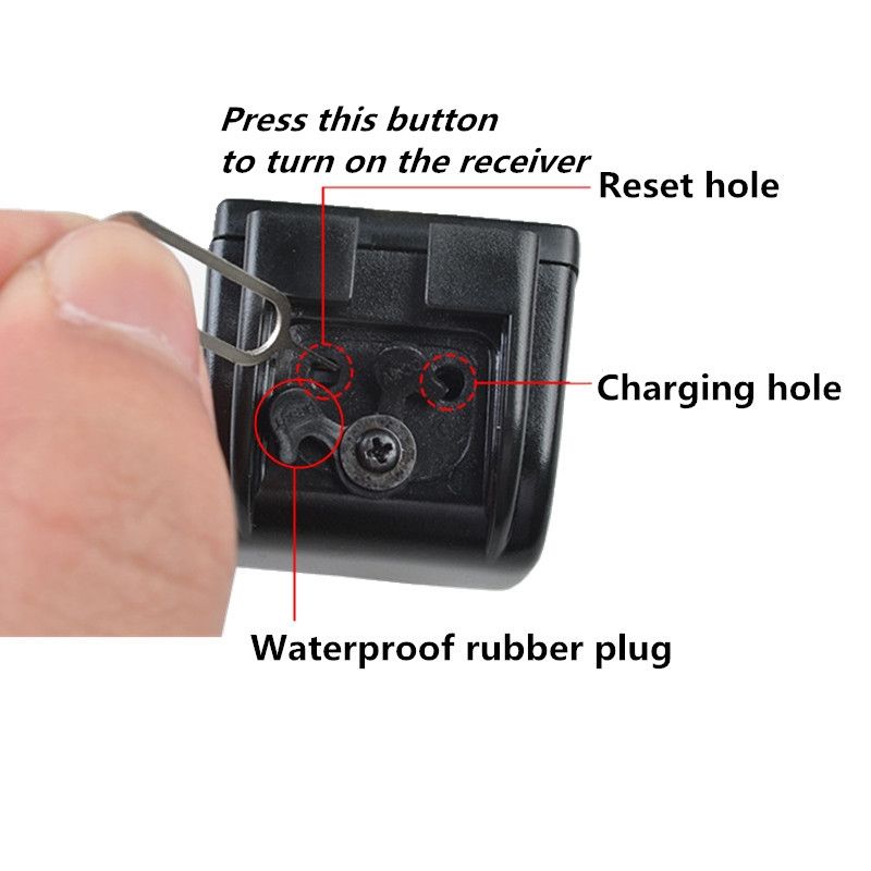 300m Elektrischer Hunde-Trainingskragen Wasserdichter Hundetraining Kragen mit LCD-Fernbedienung für alle Größen