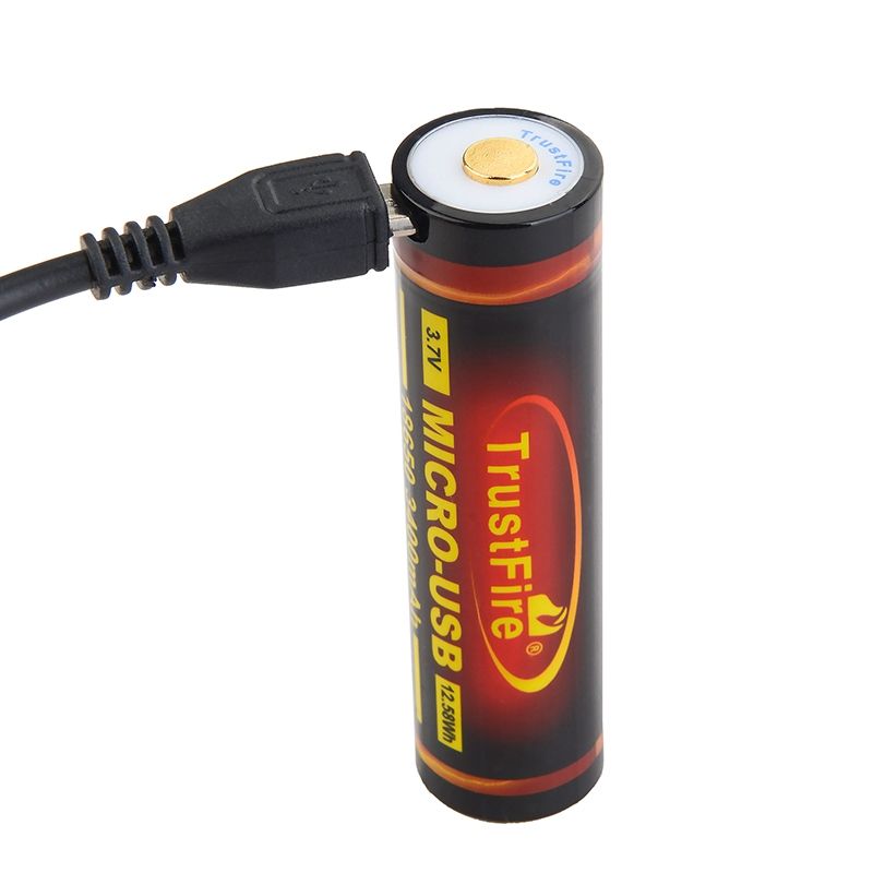 TrustFire 18650 3400mAh 3.7V wiederaufladbare Li-Ion Batterie umweltfreundlich für Taschenlampen Bluetooth