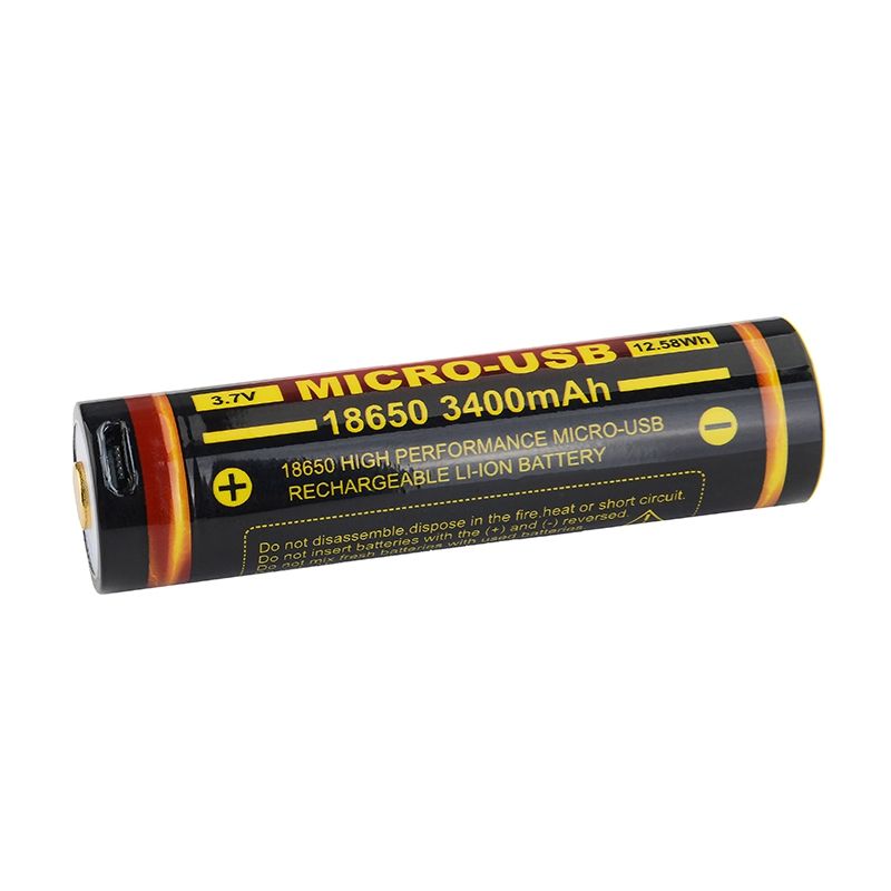 TrustFire 18650 3400mAh 3.7V wiederaufladbare Li-Ion Batterie umweltfreundlich für Taschenlampen Bluetooth