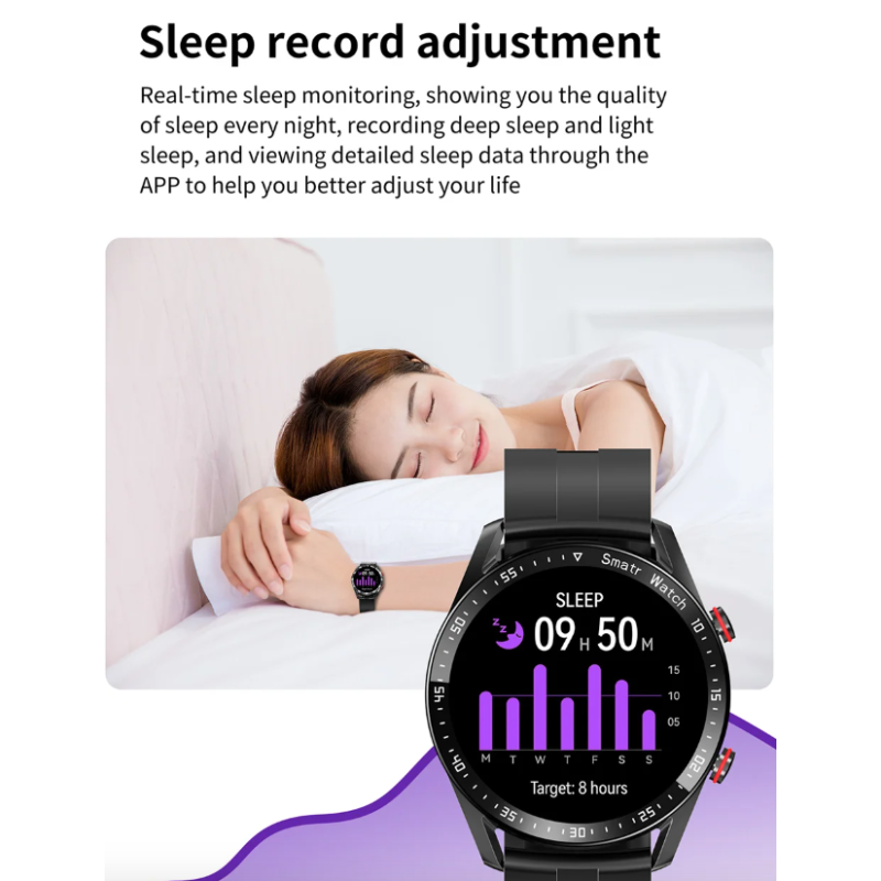 HW20 Smartwatch für Herren Damen, EKG PPG Bluetooth Anrufe, Herzfrequenz Blutdruck Sauerstoff Überwachung, iOS Android