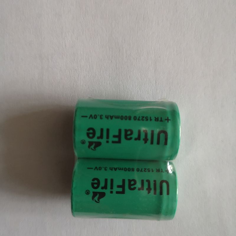 UltraFire TR 15270 800mAh 3.0V wiederaufladbare Lithium-Ionen-Batterie umweltfreundlich und energiesparend