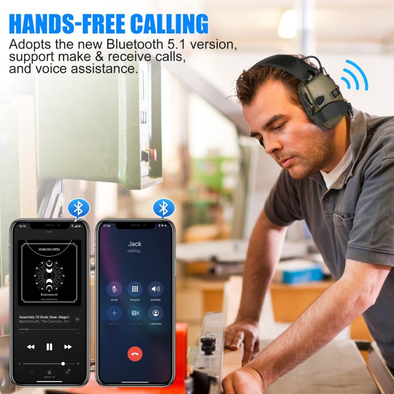 IMPACT SPORT Elektronische Schießen Ohrenschützer Lärmreduzierung Outdoor Sport Anti-Lärm Headset