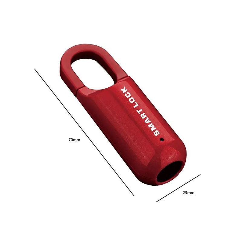 Mini-Fingerabdruck-Vorhängeschloss USB-schlüsselloses Schloss mit schnellem schlüssellosem Zugang für Reisesicherheit