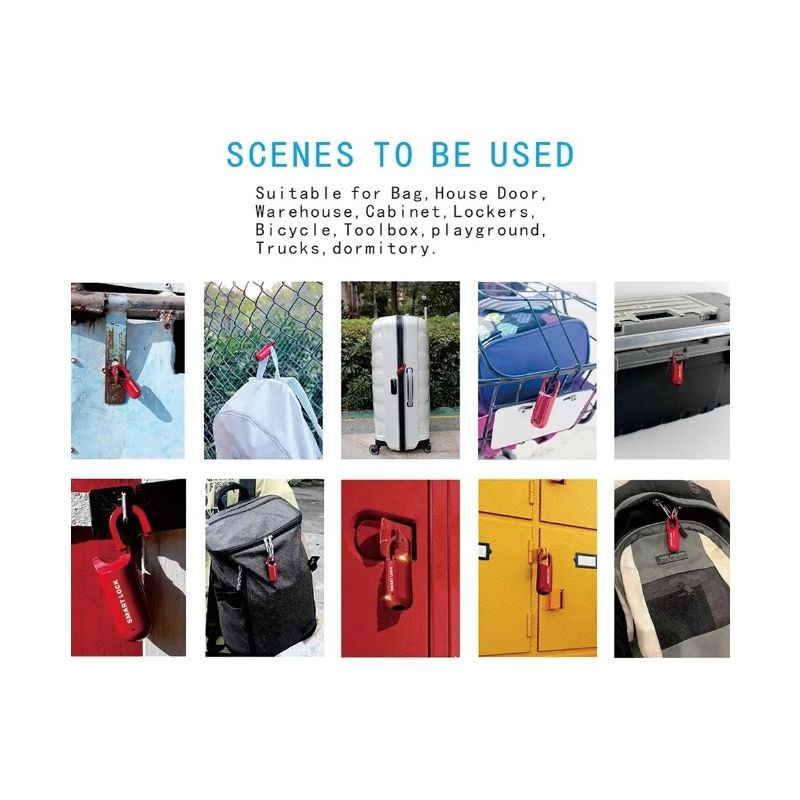 Mini-Fingerabdruck-Vorhängeschloss USB-schlüsselloses Schloss mit schnellem schlüssellosem Zugang für Reisesicherheit