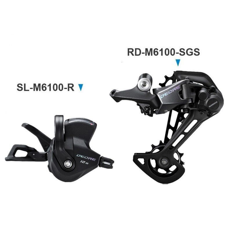 Shimano Deore M6100 12-Gang Gruppen-Set Mountainbike-Komponenten für präzises Schalten nahtlose Gangwechsel