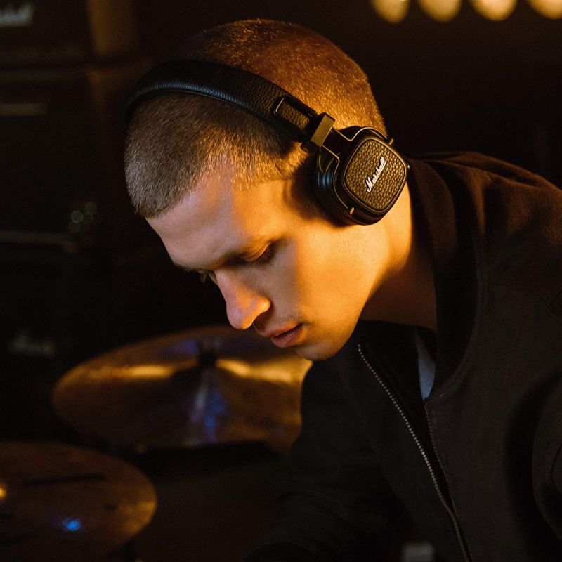 MARSHALL Major III Kabellose Bluetooth-Kopfhörer Tiefer Bass Faltbar Ideal für Sport Musik und Gaming