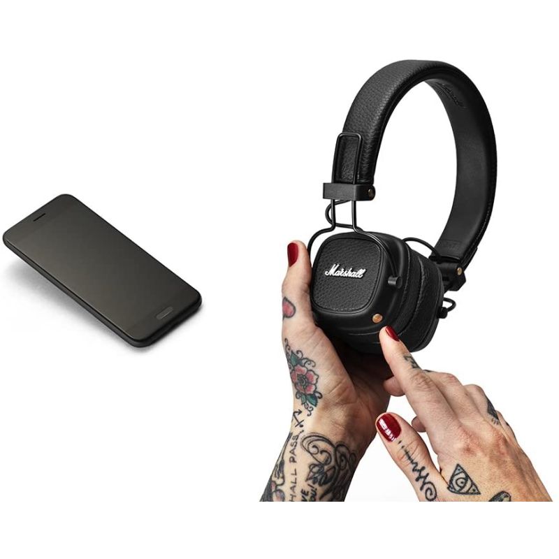 MARSHALL Major III Kabellose Bluetooth-Kopfhörer Tiefer Bass Faltbar Ideal für Sport Musik und Gaming