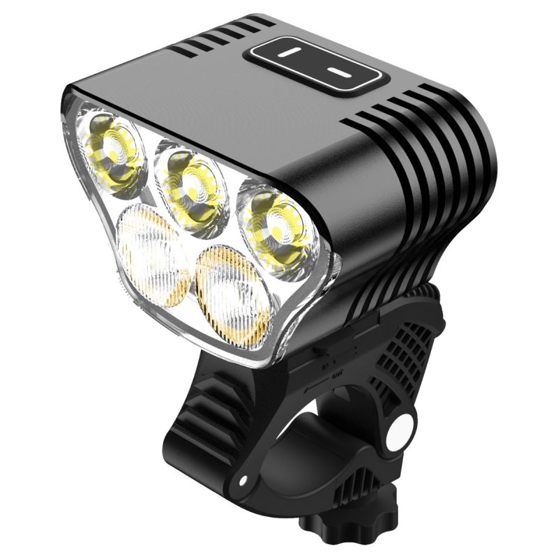 Mangeleyes M5 Mountainbike Licht 4000 Lumen 13 Einstellbare Lichtmodi Wasserdichtes Fahrrad Zubehör für Sichtbarkeit