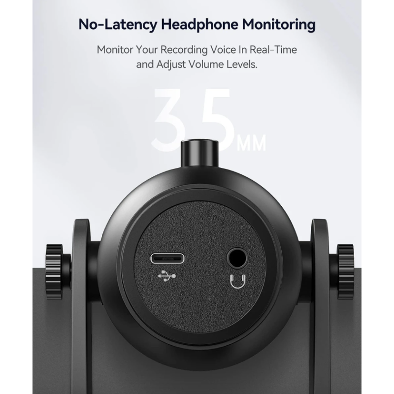 MU900PRO RGB USB-Mikrofon für Content-Creators Professionelle Kondensatormikrofone mit dynamischer RGB-Beleuchtung