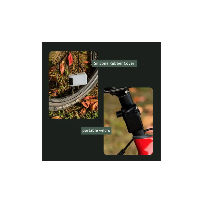 A2 Mini Elektrische Luftpumpe Tragbare Fahrradpumpe Outdoor Zubehör Kabelloses Design Presta Schrader Ventil