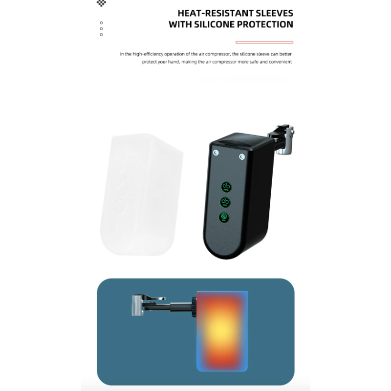 Tragbare elektrische Mini Fahrradpumpe mit hochpräzisem Drucksensor und Aluminiumlegierung für einfache Nutzung