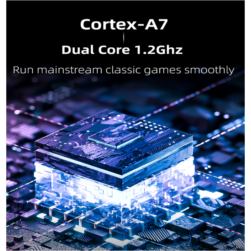 MIYOO Mini Plus Tragbare Retro-Handheld-Konsole mit 3.5 Zoll IPS Display für nostalgisches Gaming unterwegs