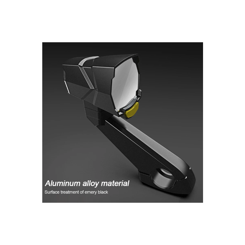CarryBright CB800 Rückspiegel-Scheinwerfer innovatives Fahrradlicht aus Aluminiumlegierung für Fahrradsicherheit