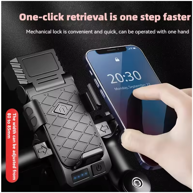 Dein smartes 3-in-1 Fahrrad Frontlicht: Handyhalterung, Hupe & Lampe für mehr Sicherheit