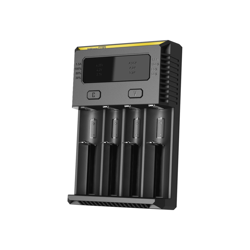 Nitecore NEW I4 Li-Ion Ladegerät intelligentes Laden für Lithium-Ionen und NiMH robuste Batteriepflege