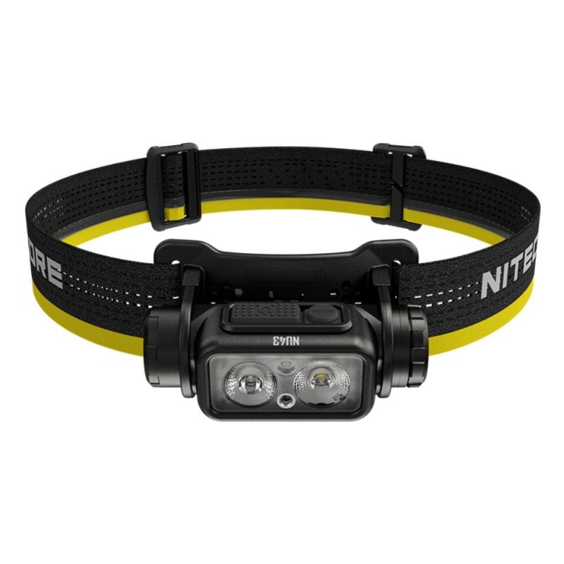 Entdecken Sie die NITECORE NU43 wiederaufladbare Stirnlampe leistungsstarke 1400 Lumen für nächtliche Abenteuer
