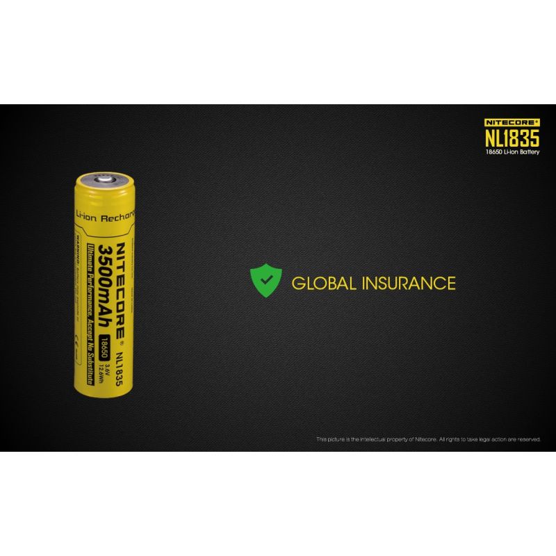Entdecken Sie den Nitecore 18650 3500mAh Li-Ion Akku Hohe Kapazität für Taschenlampen und Outdoor-Ausrüstung