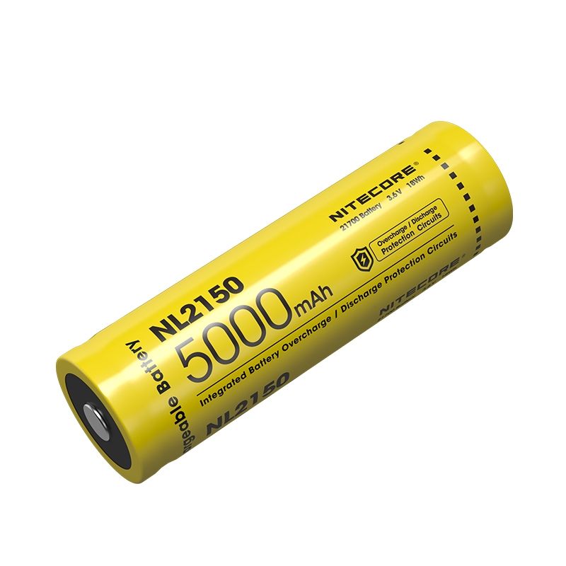 NITECORE NL2150 5000mAh 3.6V Li-Ion 21700 langlebiger Akku für Outdoor-Ausrüstung und tragbare Elektronik