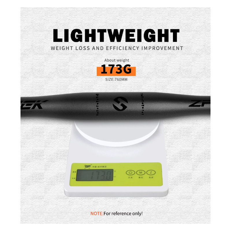 Entdecken Sie den TOSEEK ZF-ONE MTB Lenker Vollcarbon 580-760mm Leichtgewichtiger Fahrrad Zubehör matt Schwarz