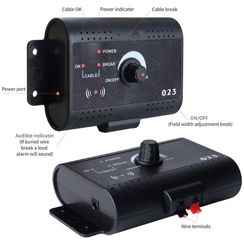 Elektrischer Haustierzaun Unsichtbares drahtloses Hundezaunsystem mit Magnetfeld-Induktionstechnologie