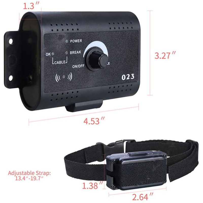 Elektrischer Haustierzaun Unsichtbares drahtloses Hundezaunsystem mit Magnetfeld-Induktionstechnologie