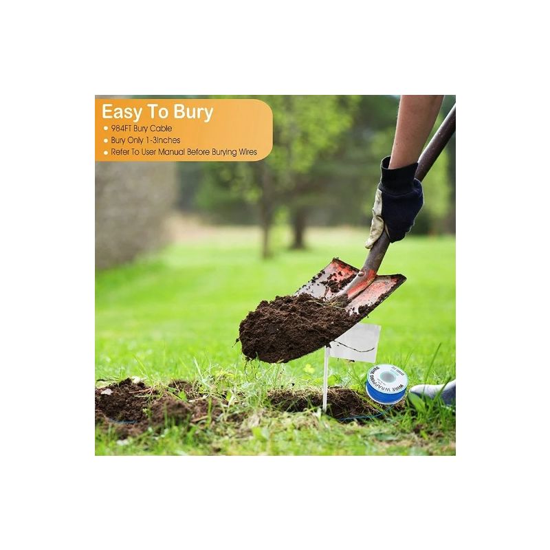 Elektrischer Haustierzaun Unsichtbares drahtloses Hundezaunsystem mit Magnetfeld-Induktionstechnologie