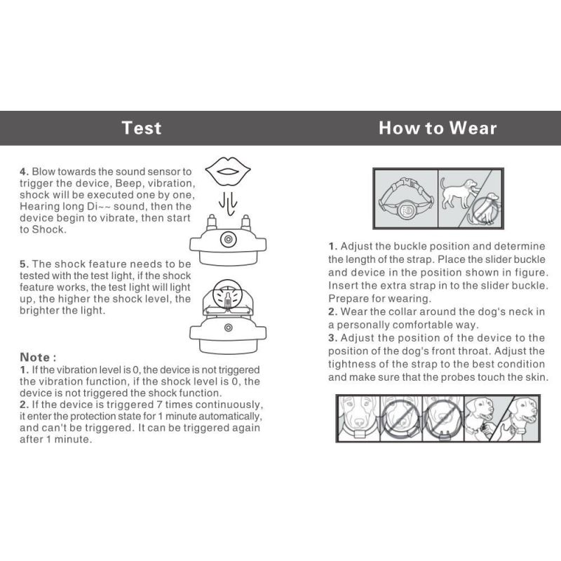 Farbbildschirm-Stopper-Trainer für Hunde Intelligentes Verhaltensmanagement Heimtierbedarf Effiziente Bellsteuerung