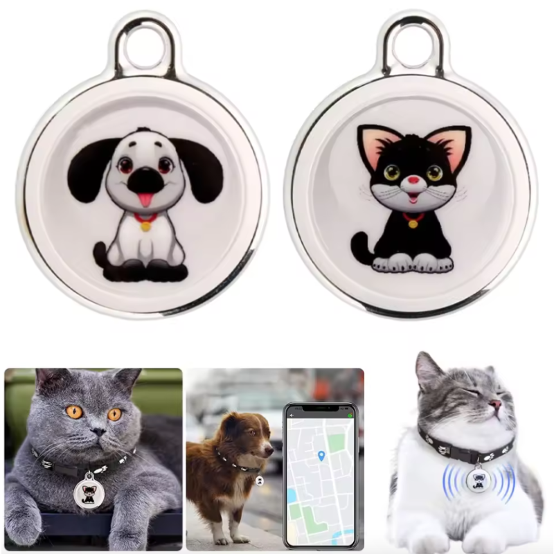 Hundetracker Airtag Hundehalsband GPS-Tracker für Hunde mit Echtzeit-Ortung Smart Locator für Hundesicherheit