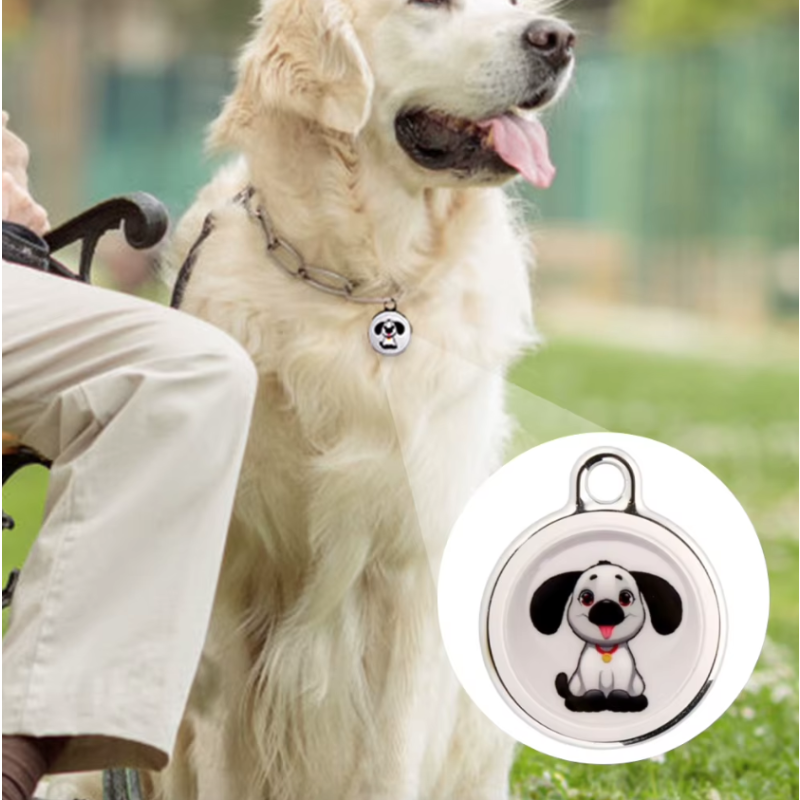 Hundetracker Airtag Hundehalsband GPS-Tracker für Hunde mit Echtzeit-Ortung Smart Locator für Hundesicherheit