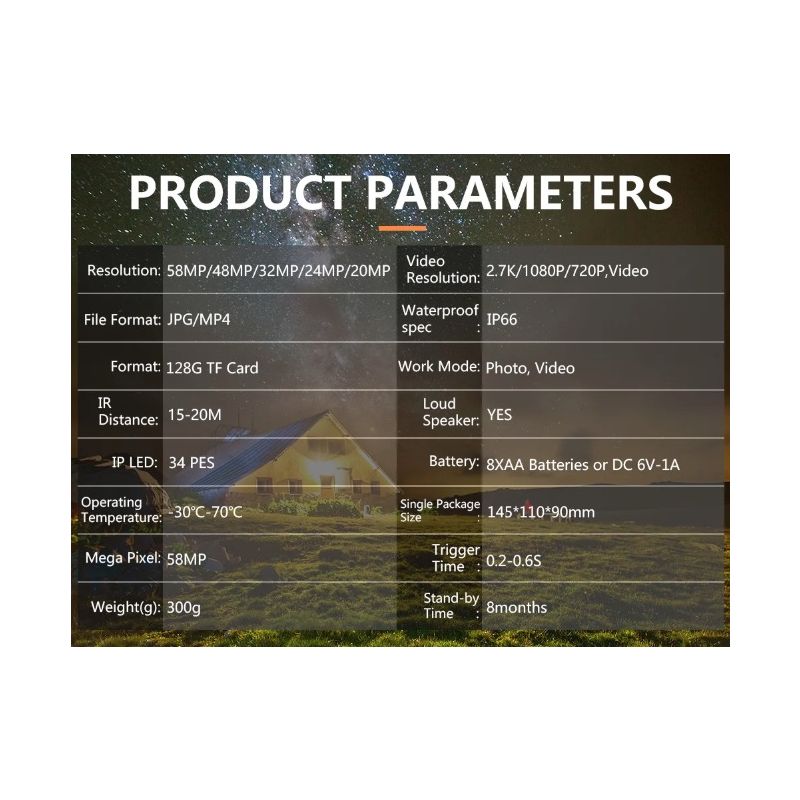 PR700 Infrarot Wildkamera schnelle Auslösezeit Infrarot-Nachtsicht für Sicherheitsüberwachung und Naturbeobachtung