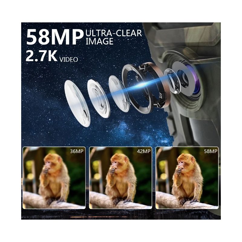 PR700 Infrarot Wildkamera schnelle Auslösezeit Infrarot-Nachtsicht für Sicherheitsüberwachung und Naturbeobachtung